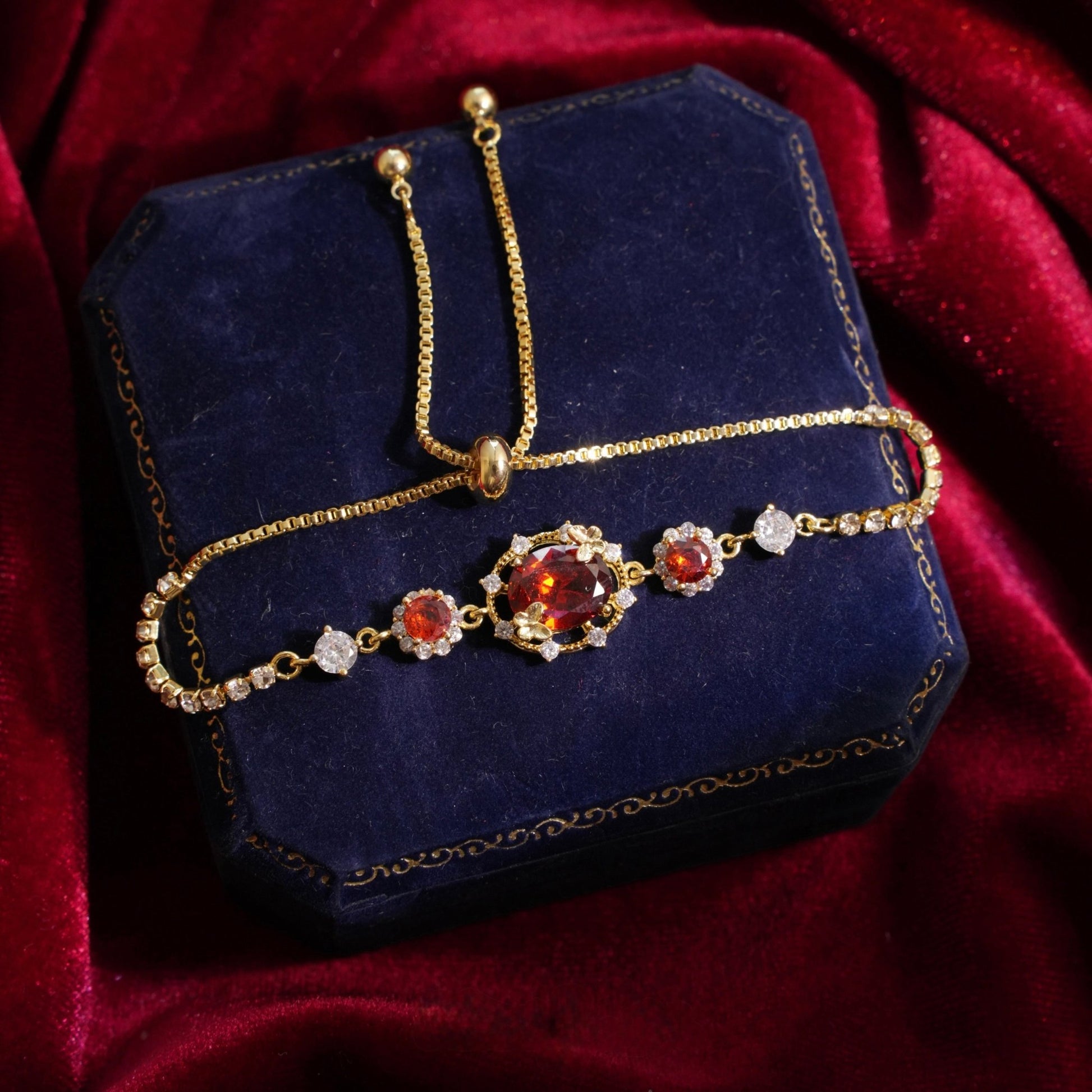 Scarlet Butterfly Bracelet - Gold Plated - Abbott Atelier