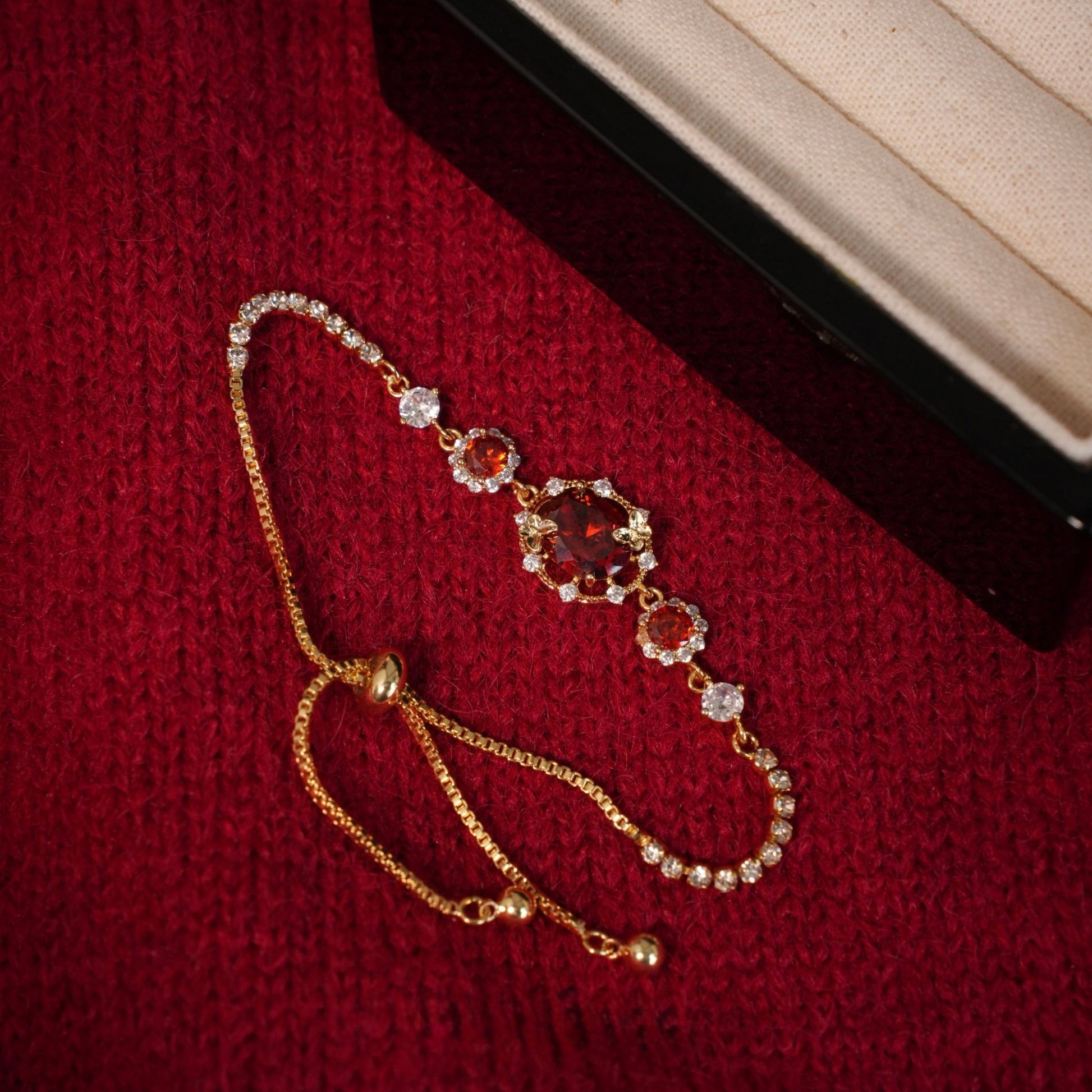 Scarlet Butterfly Bracelet - Gold Plated - Abbott Atelier