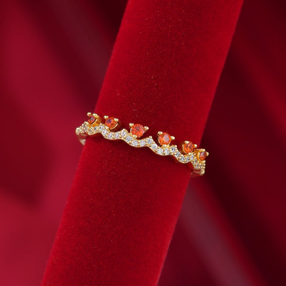 Scarlet Circlet Ring - Gold - Plated - Abbott Atelier