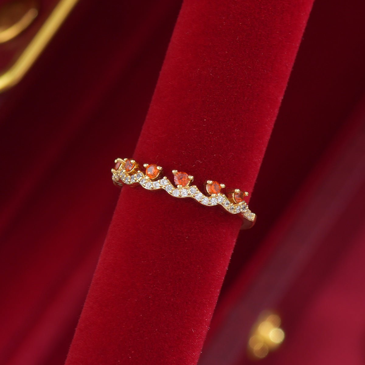 Scarlet Circlet Ring - Gold - Plated - Abbott Atelier