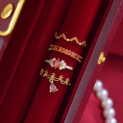 Scarlet Coronette Ring - Gold - Plated - Abbott Atelier