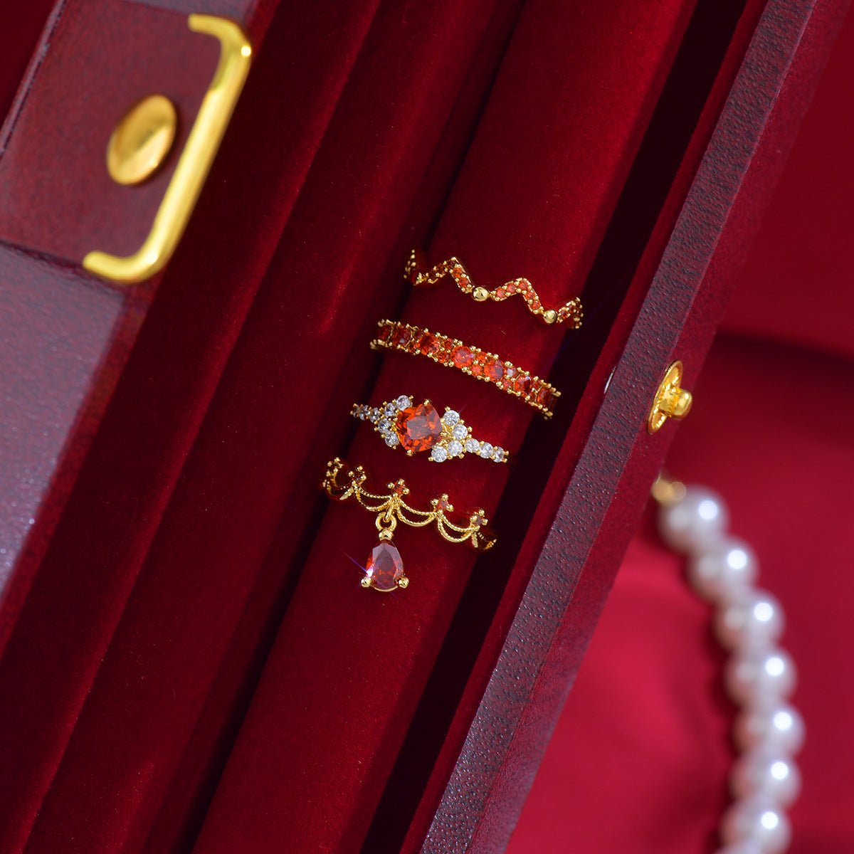 Scarlet Coronette Ring - Gold - Plated - Abbott Atelier