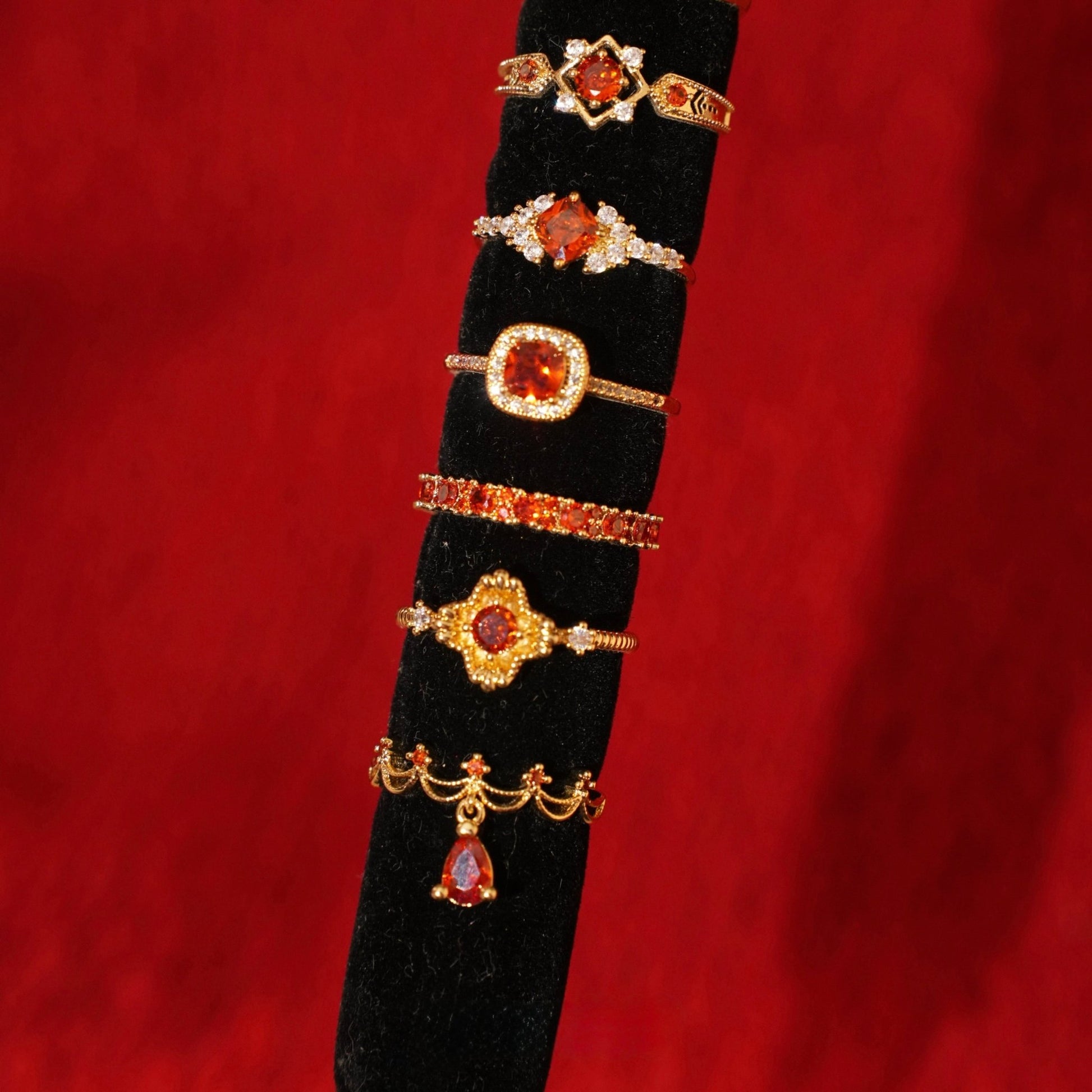 Scarlet Coronette Ring - Gold - Plated - Abbott Atelier