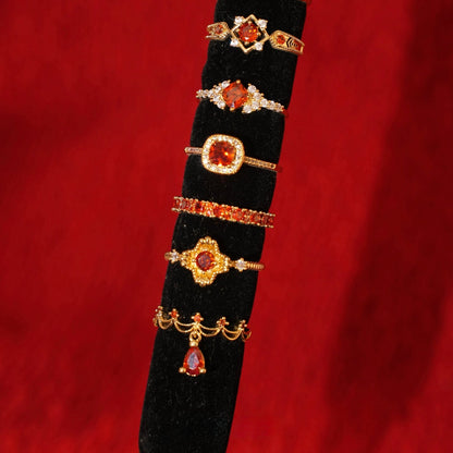 Scarlet Coronette Ring - Gold - Plated - Abbott Atelier