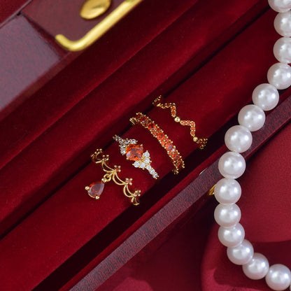 Scarlet Coronette Ring - Gold - Plated - Abbott Atelier