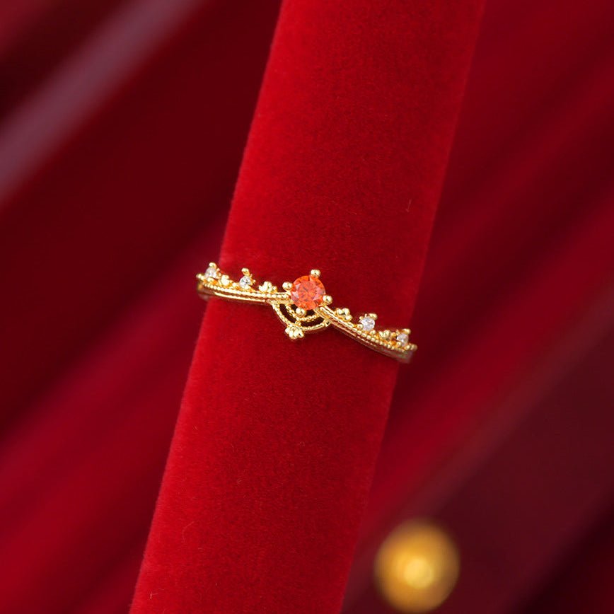 Scarlet Crownlet Ring - Gold-Plated - Abbott Atelier