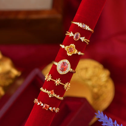 Scarlet Crownlet Ring - Gold-Plated - Abbott Atelier