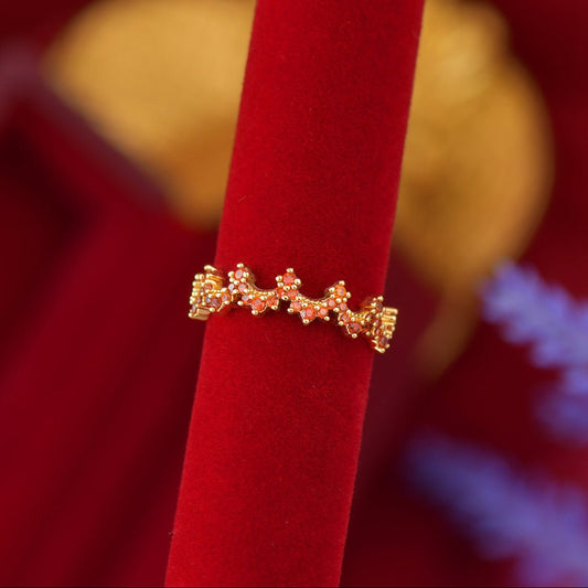 Scarlet Festoon Ring - Gold - Plated - Abbott Atelier