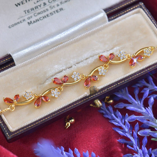 Scarlet Ivy Bracelet - Gold Plated - Abbott Atelier