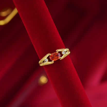 Scarlet Keepsake Ring - Gold - Plated - Abbott Atelier