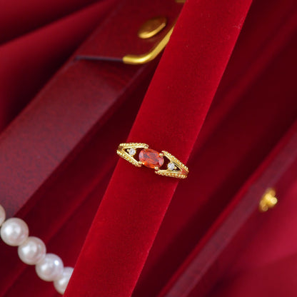 Scarlet Keepsake Ring - Gold - Plated - Abbott Atelier