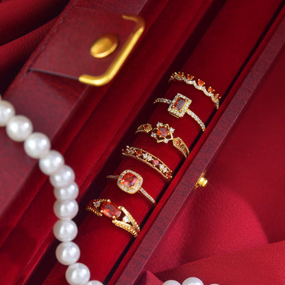 Scarlet Keepsake Ring - Gold - Plated - Abbott Atelier