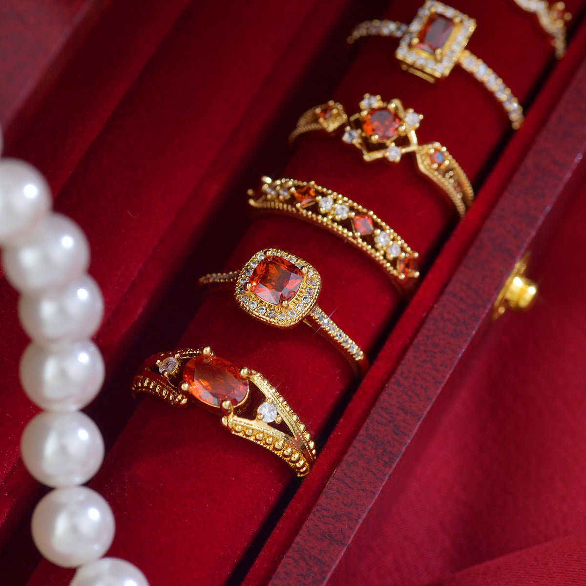 Scarlet Keepsake Ring - Gold - Plated - Abbott Atelier