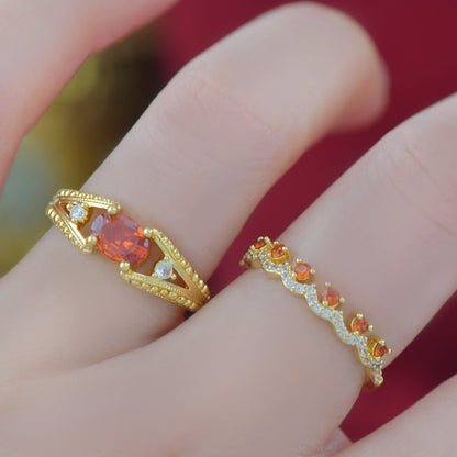 Scarlet Keepsake Ring - Gold - Plated - Abbott Atelier