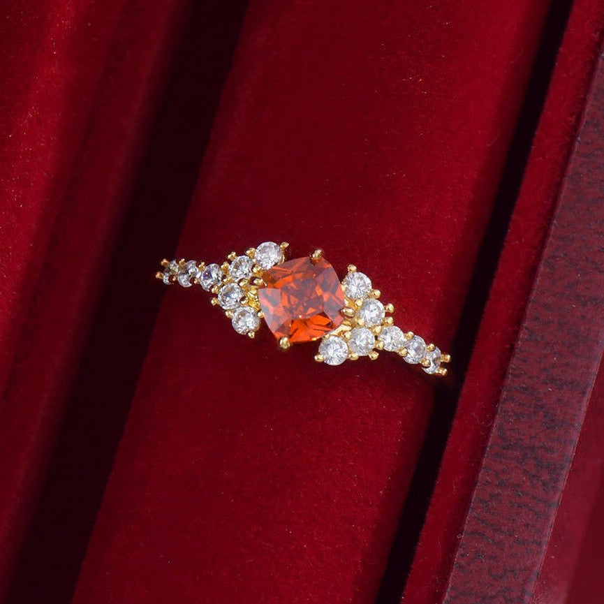 Scarlet Reliquary Ring - Gold - Plated - Abbott Atelier