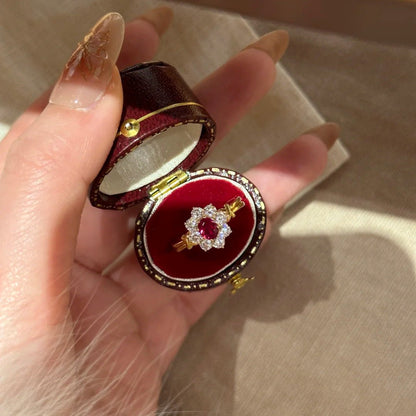 Scarlet Rosette Ring - Gold - Plated - Abbott Atelier