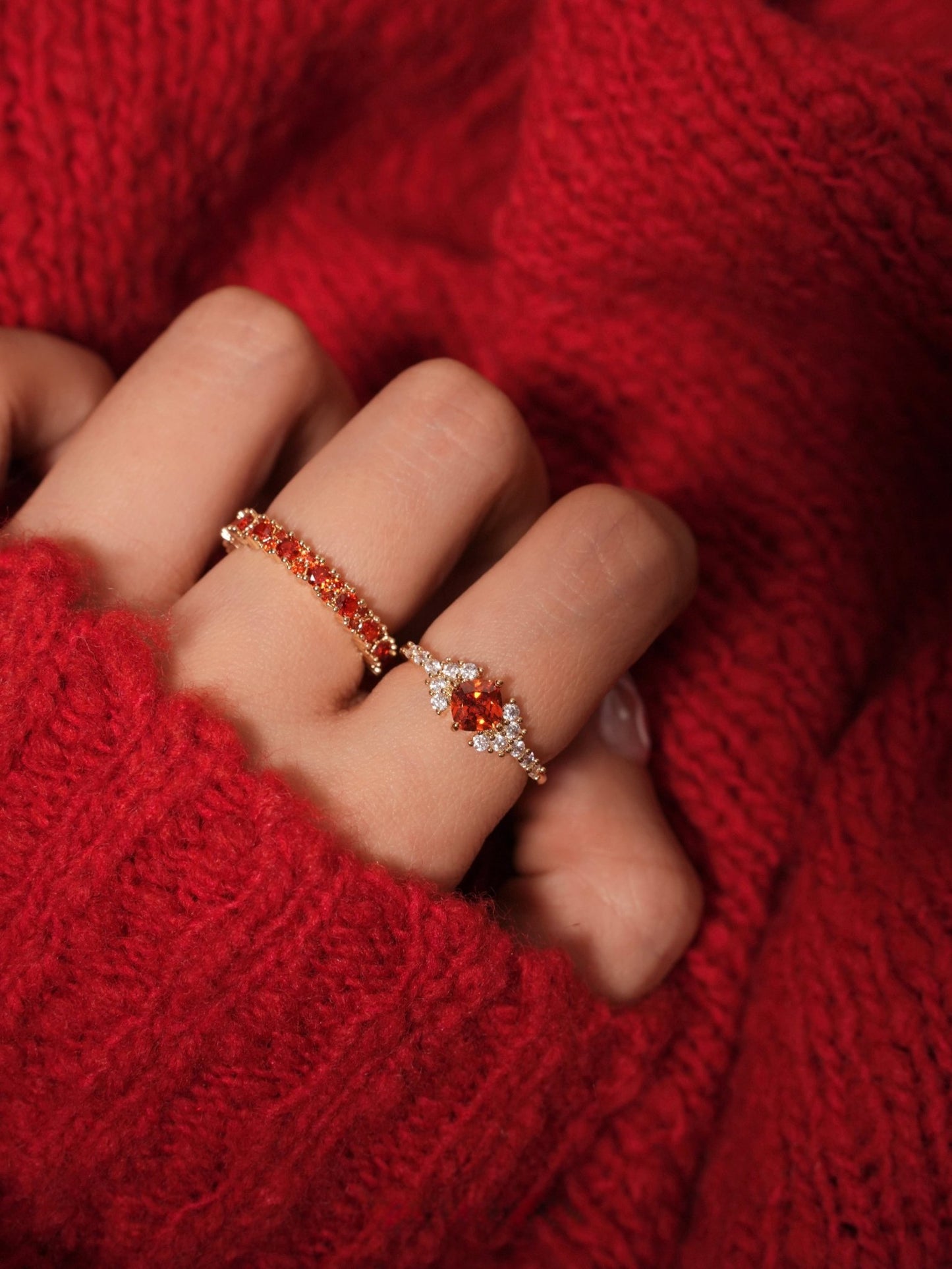 Scarlet Suzanne Ring - Gold - Plated - Abbott Atelier