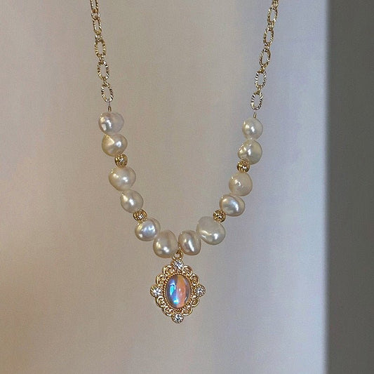 Selene Pearl Necklace - Gold Plated - Abbott Atelier