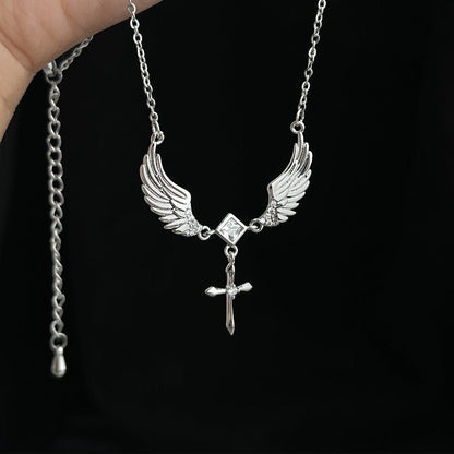 Seraphim Cross Necklace - Gold Plated - Abbott Atelier
