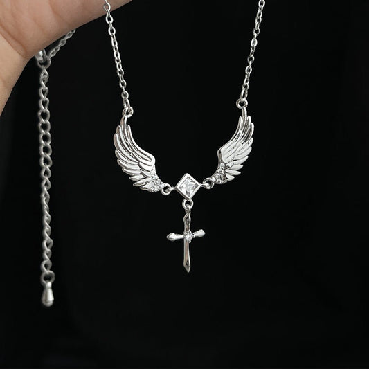 Seraphim Cross Necklace - Gold Plated - Abbott Atelier