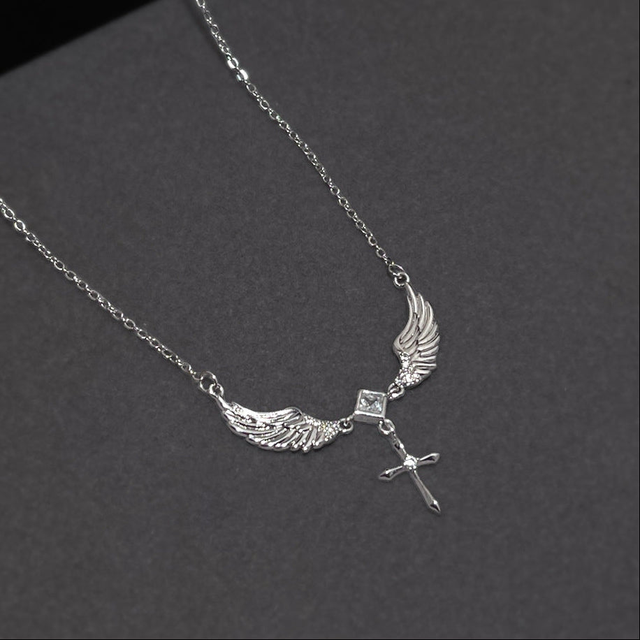 Seraphim Cross Necklace - Gold Plated - Abbott Atelier