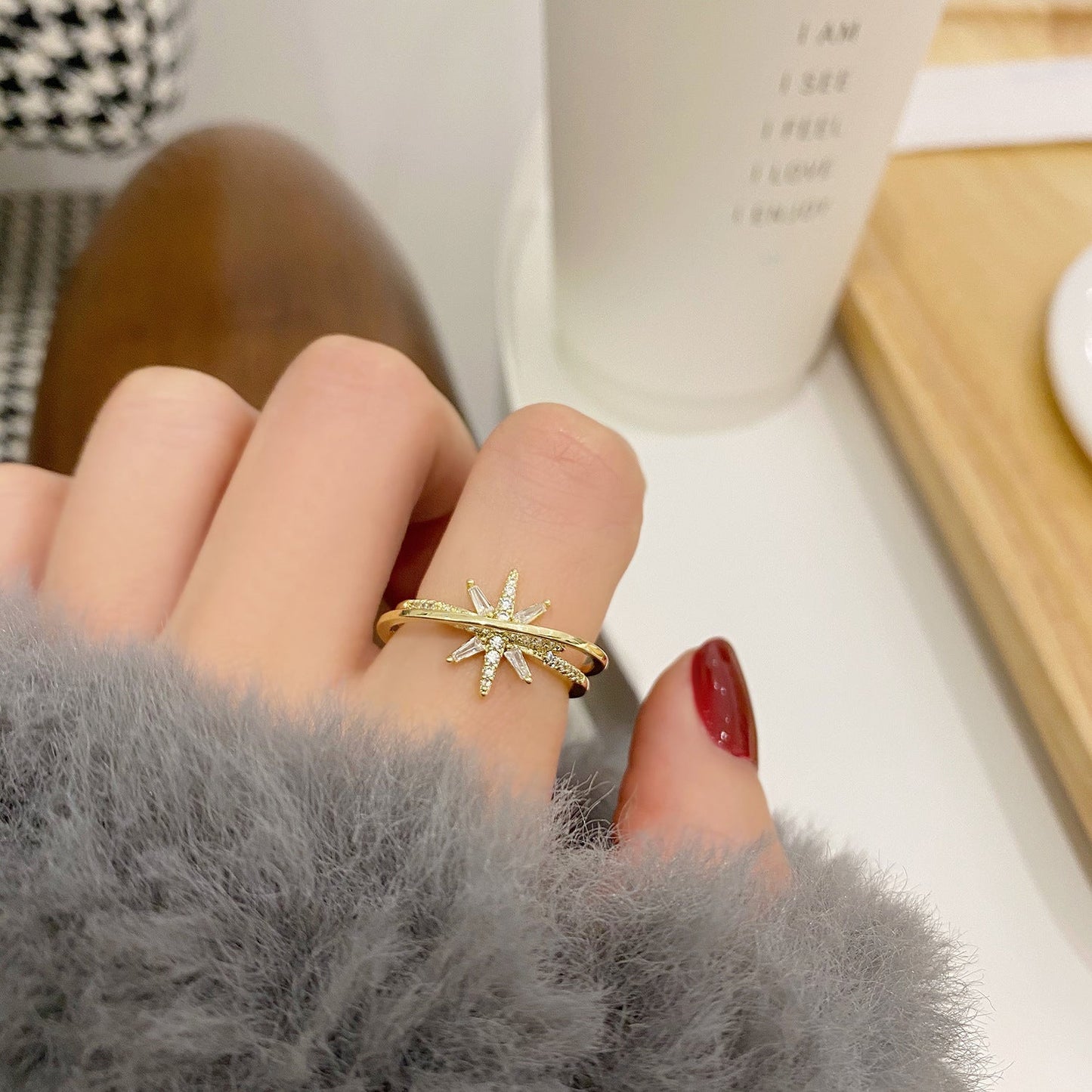 Shooting Star Ring - Gold - Plated - Abbott Atelier