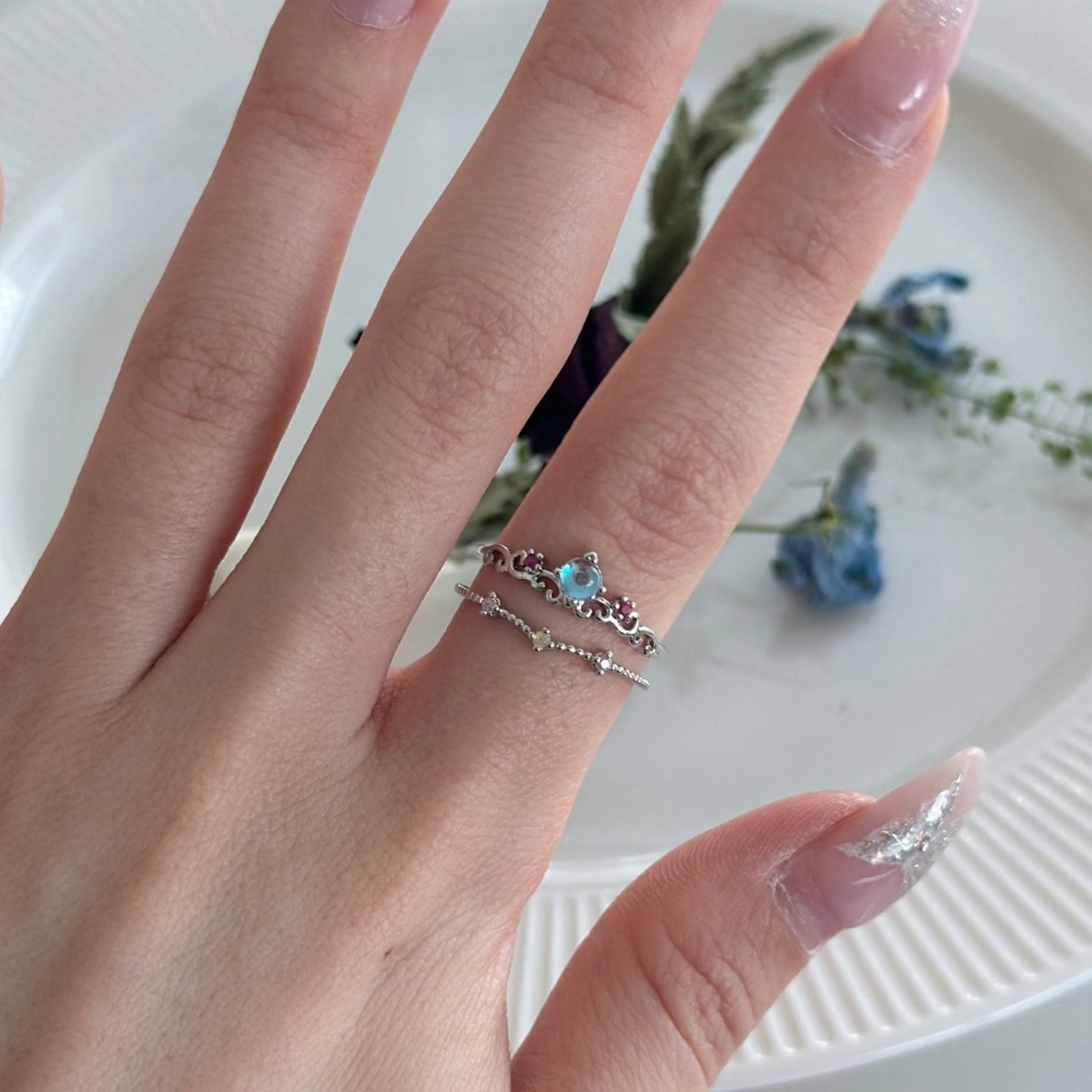 Silver Aurora Ring - Gretchen - Gold - Plated - Abbott Atelier