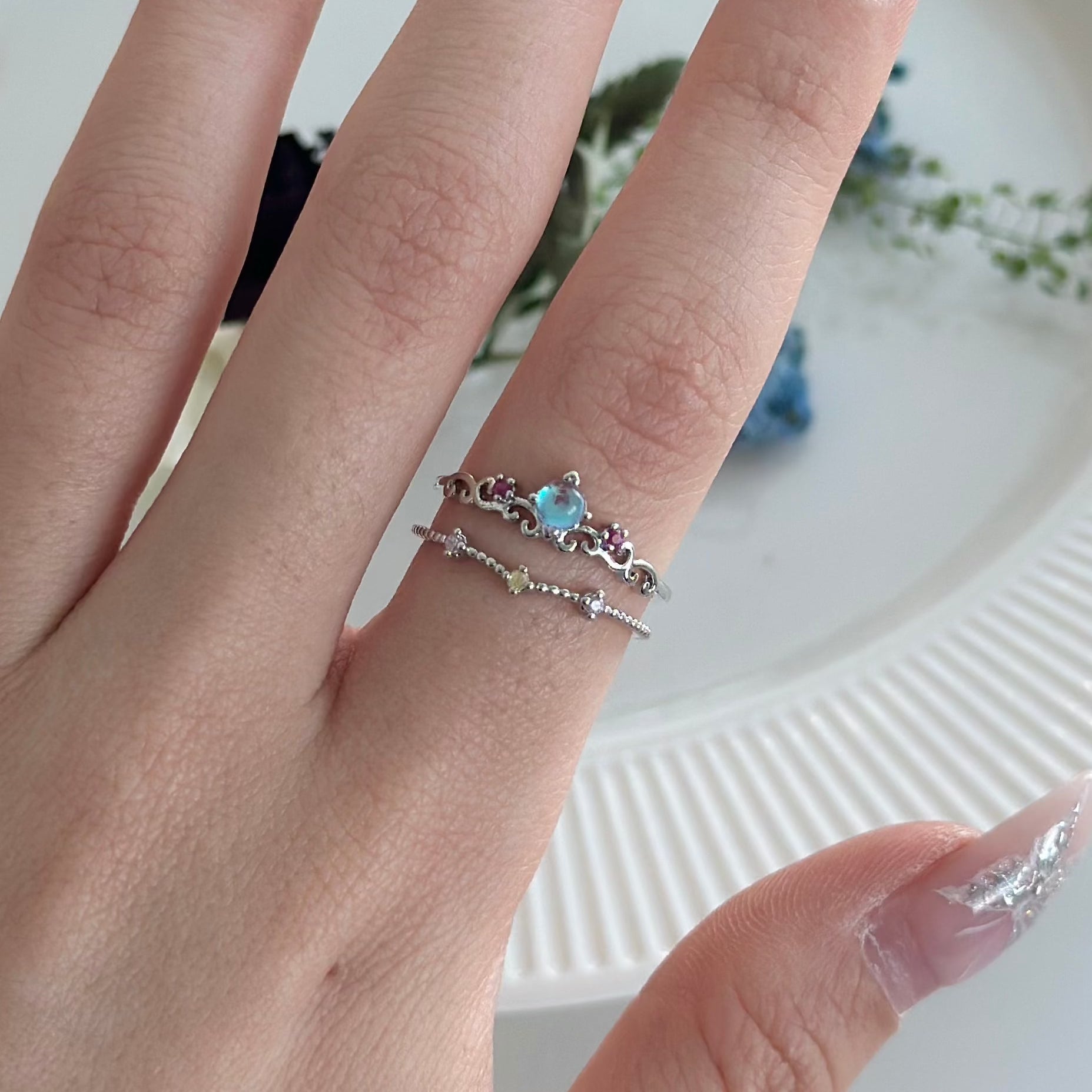 Silver Aurora Ring - Gretchen - Gold - Plated - Abbott Atelier