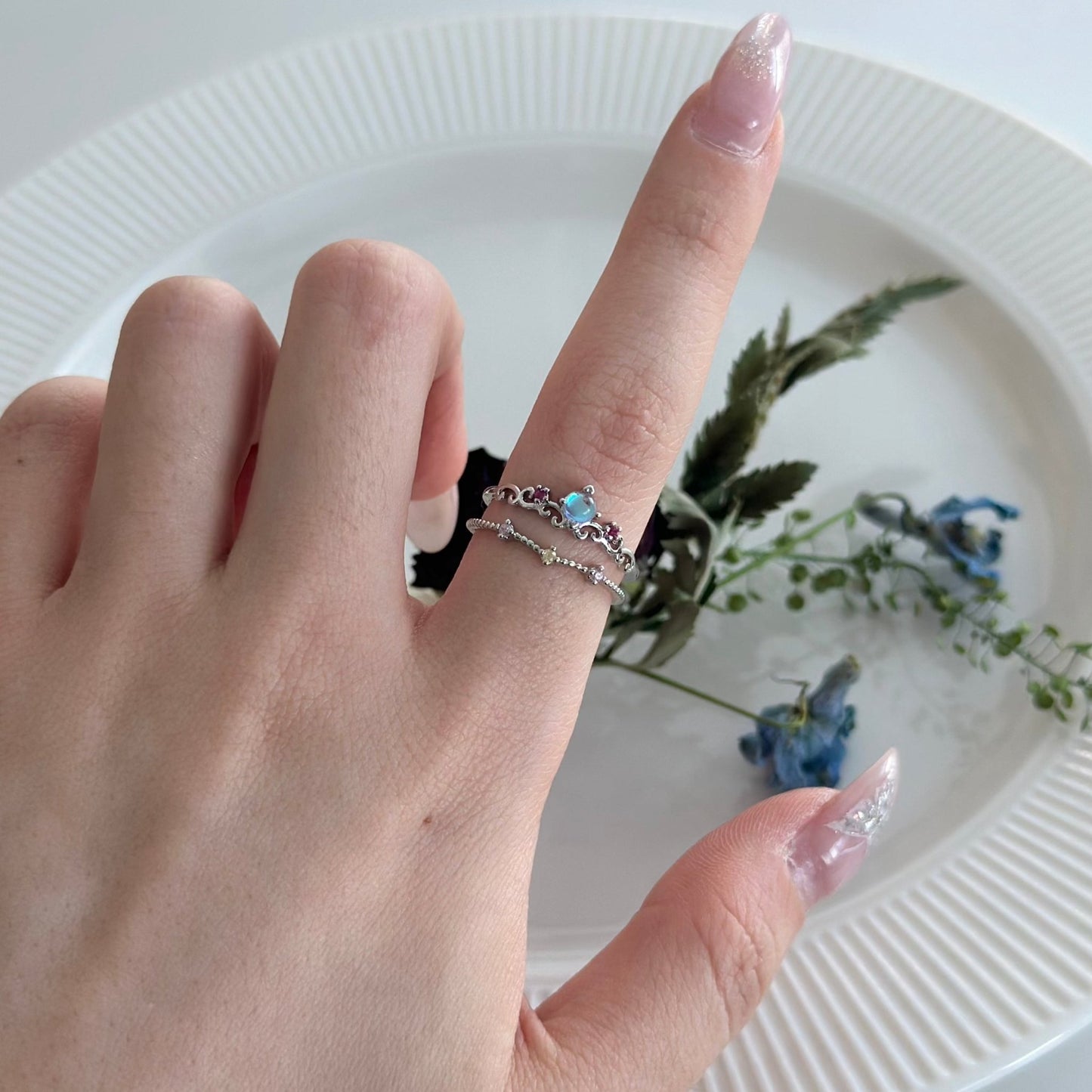 Silver Aurora Ring - Gretchen - Gold - Plated - Abbott Atelier