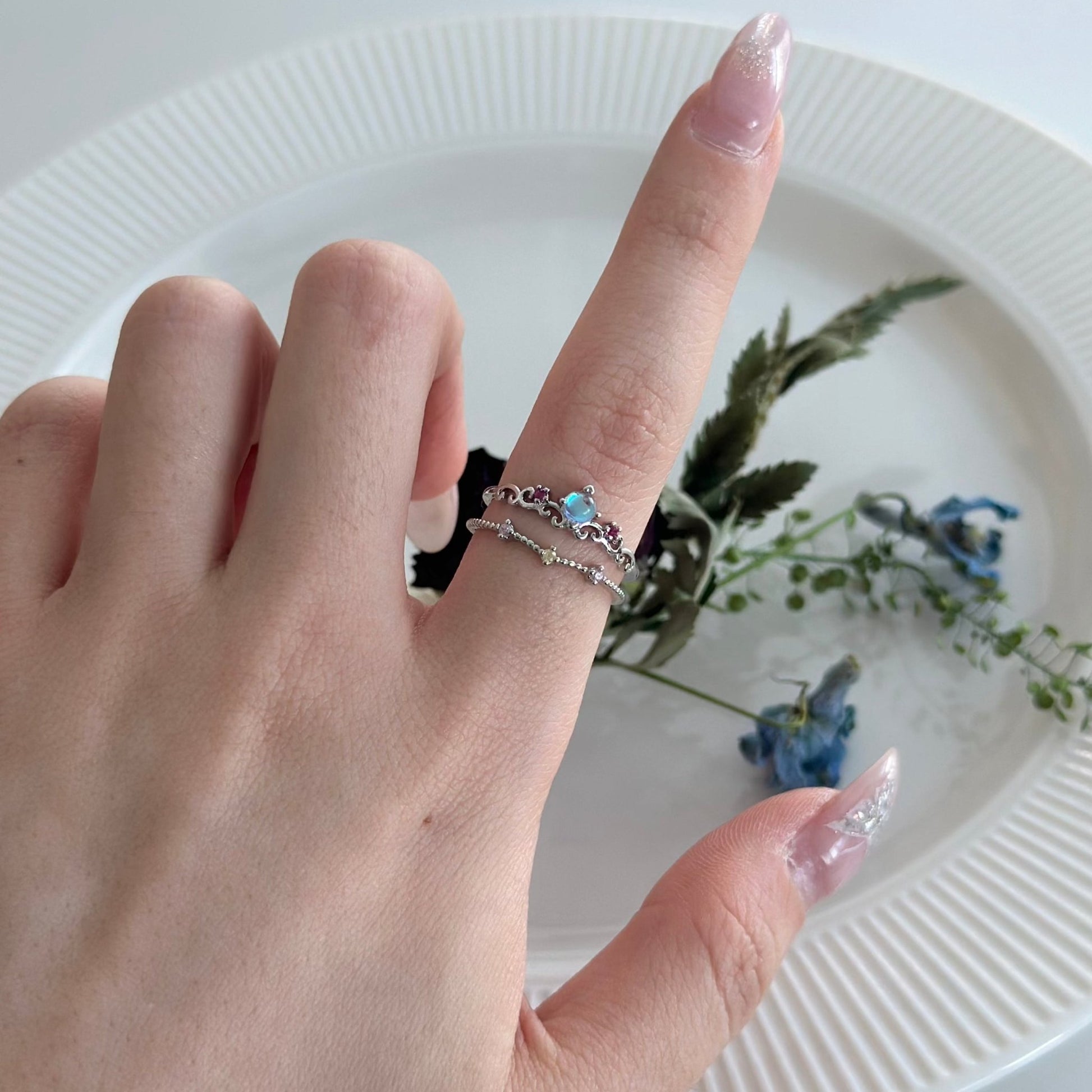 Silver Aurora Ring - Gretchen - Gold - Plated - Abbott Atelier