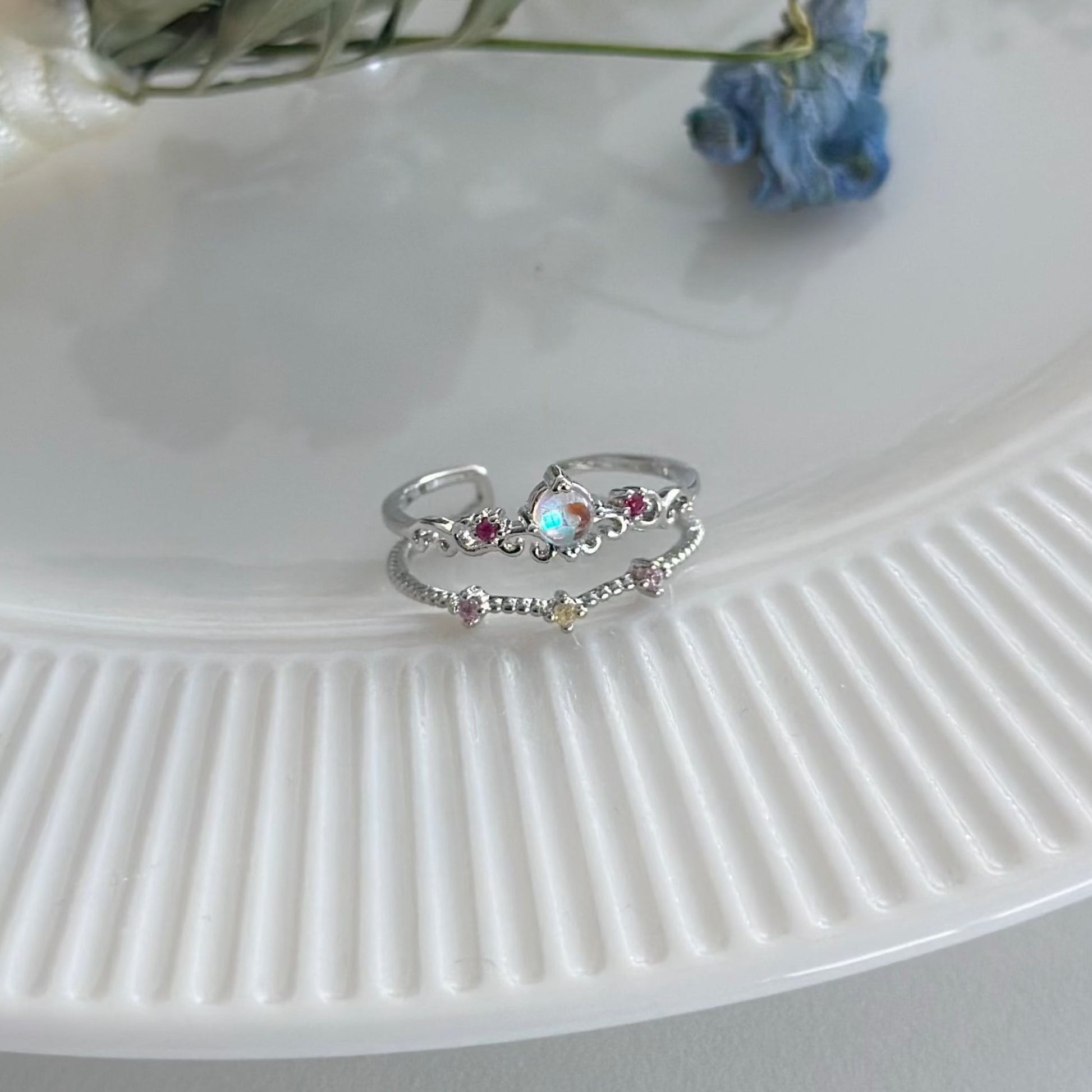 Silver Aurora Ring - Gretchen - Gold - Plated - Abbott Atelier