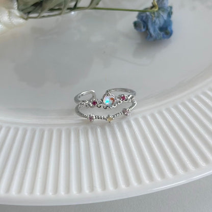 Silver Aurora Ring - Gretchen - Gold - Plated - Abbott Atelier