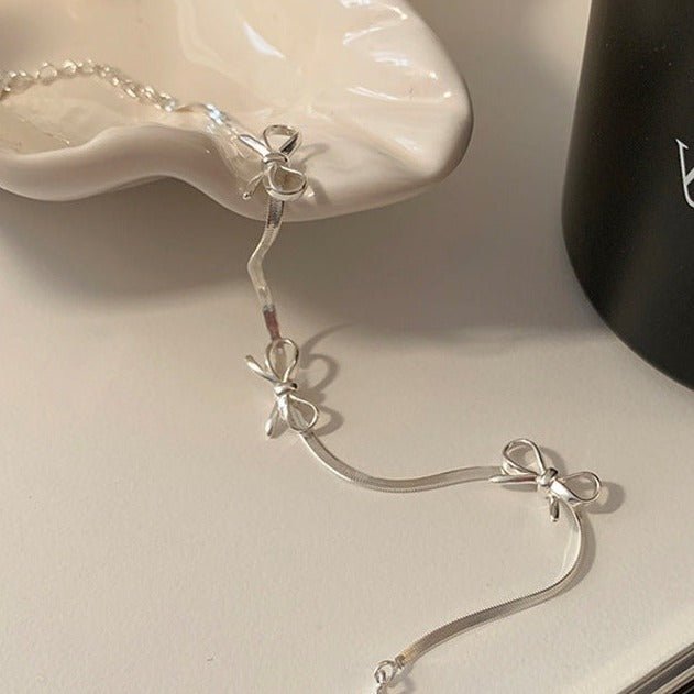 Silver Bow Bracelet - Gold Plated - Abbott Atelier