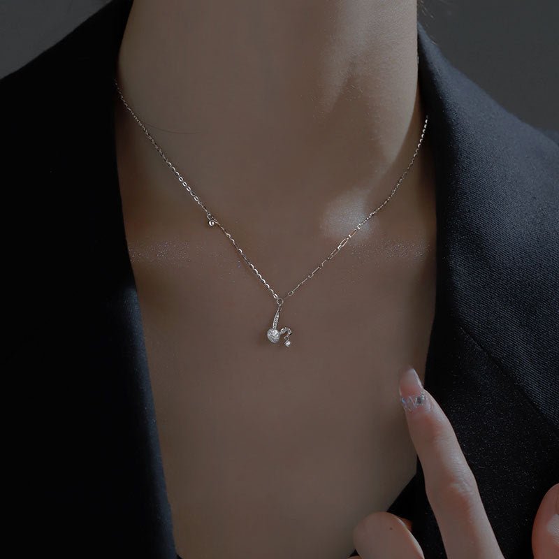 Silver Bunny Necklace (Solid Silver) - Hypoallergenic - Abbott Atelier