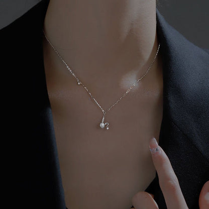 Silver Bunny Necklace (Solid Silver) - Hypoallergenic - Abbott Atelier