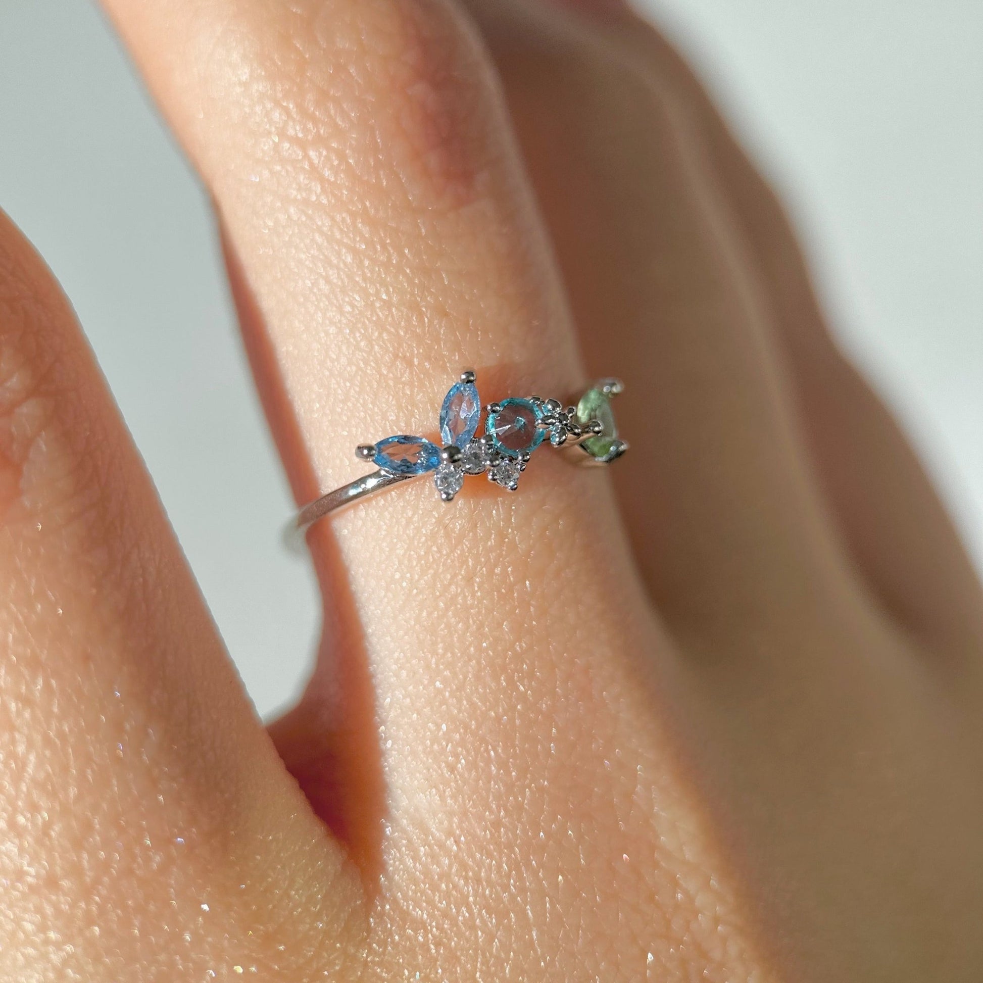 Silver Butterfly Ring - Becky - Gold - Plated - Abbott Atelier