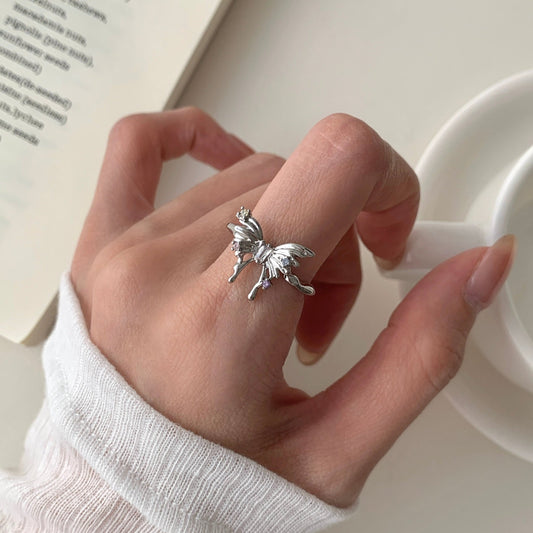 Silver Butterfly Ring - Lana - Gold - Plated - Abbott Atelier