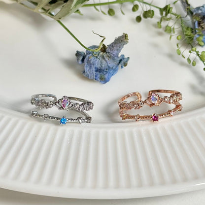 Silver Tiara Ring - Valentina - Gold - Plated - Abbott Atelier