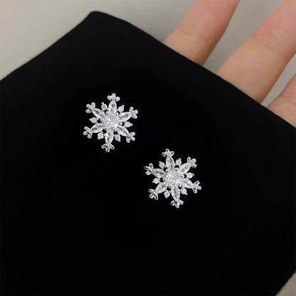 Snowflake Lullaby Earrings - Hypoallergenic - Abbott Atelier