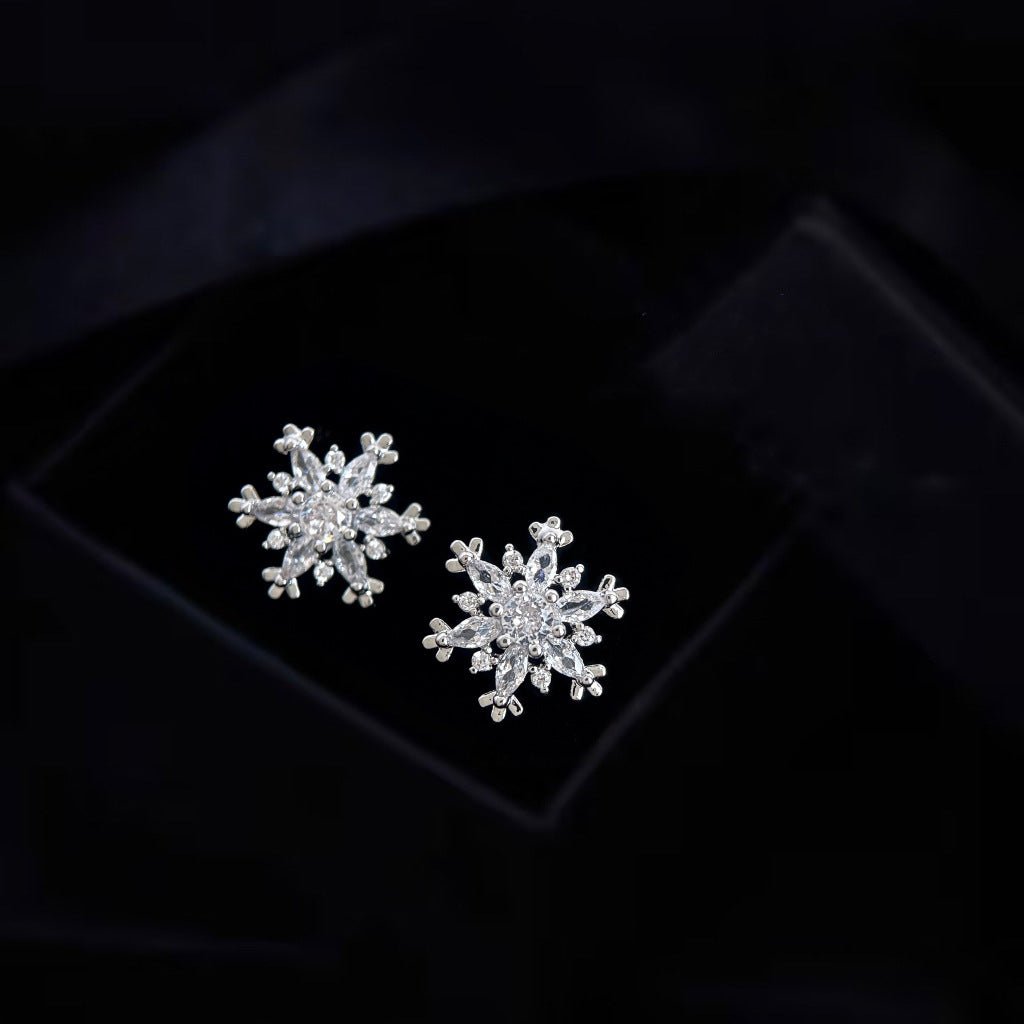 Snowflake Lullaby Earrings - Hypoallergenic - Abbott Atelier