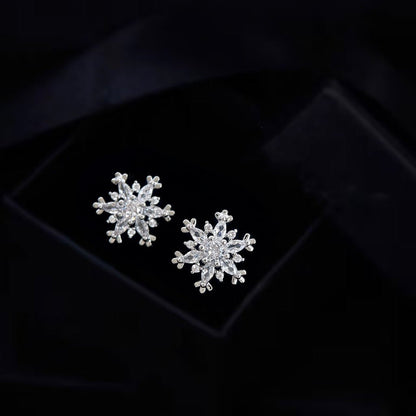 Snowflake Lullaby Earrings - Hypoallergenic - Abbott Atelier