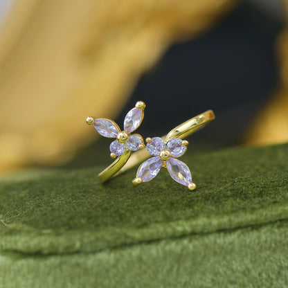 Snowlight Butterfly Ring - Gold - Plated - Abbott Atelier