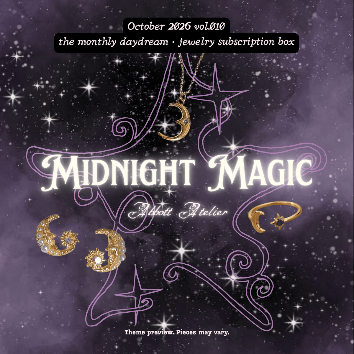 Sparkle Club: The Monthly Daydream (Jewelry Subscription Box) - Abbott Atelier - Abbott Atelier