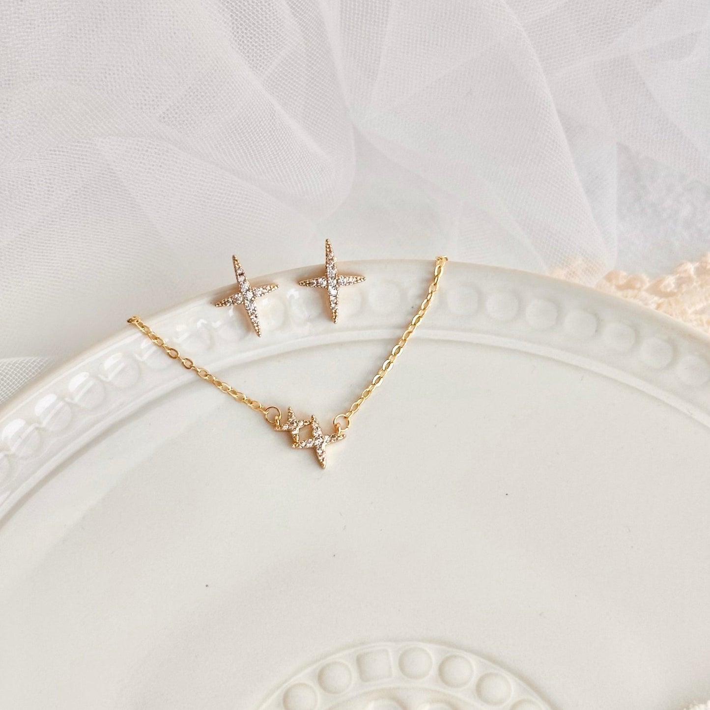 Sparkle Necklace - Gold - Plated - Abbott Atelier