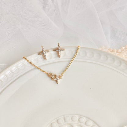 Sparkle Necklace - Gold - Plated - Abbott Atelier