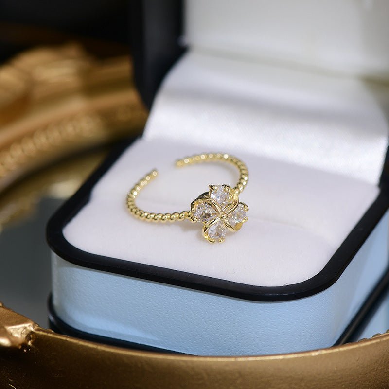 Spinning Flower Ring - Gold - Plated - Abbott Atelier