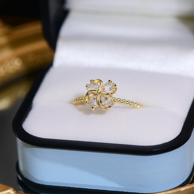 Spinning Flower Ring - Gold - Plated - Abbott Atelier