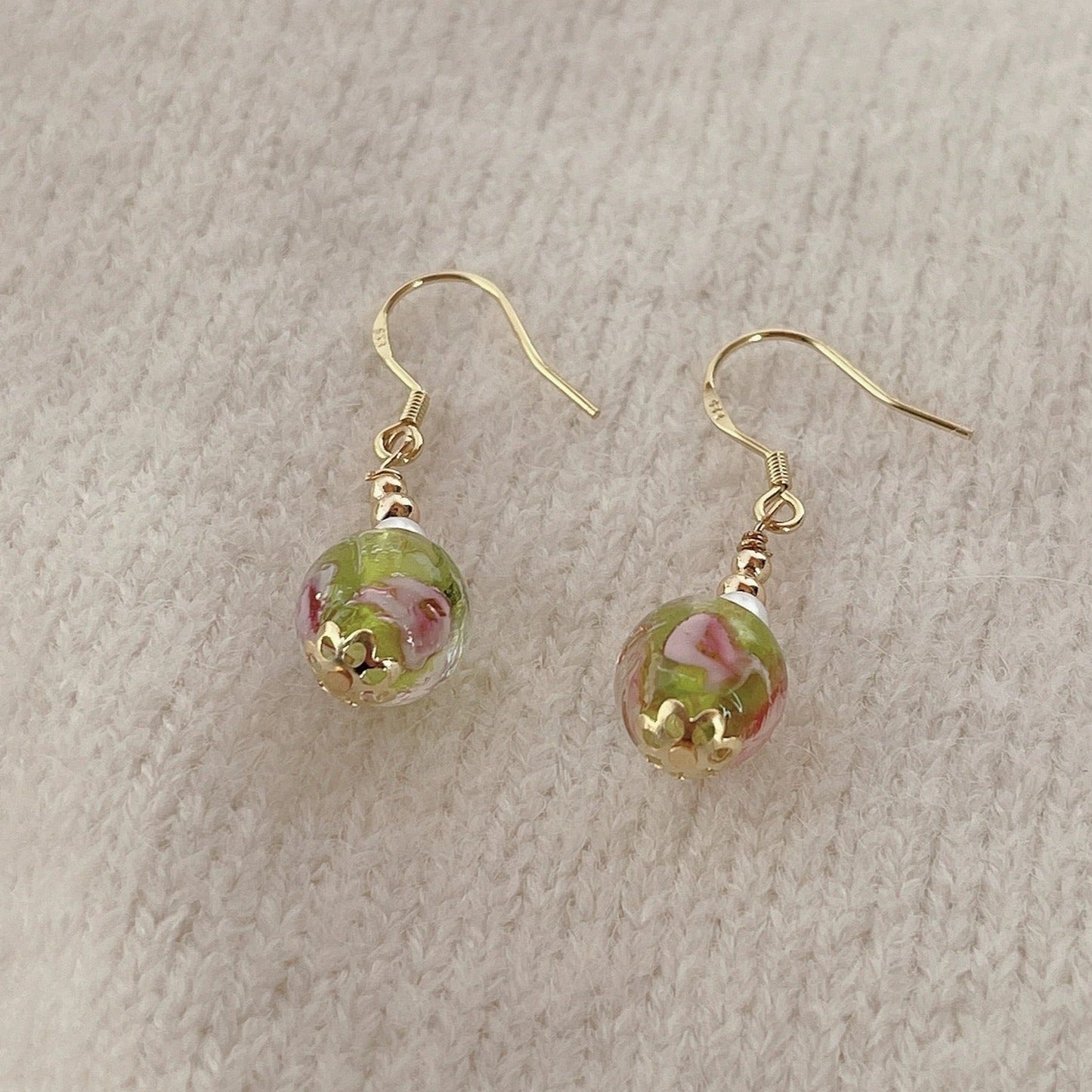 Spring Flower Earrings - Evanna - Hypoallergenic - Abbott Atelier