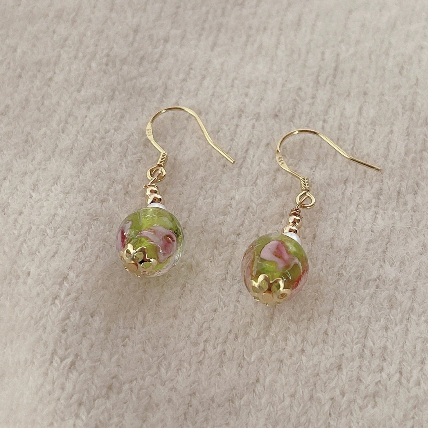 Spring Flower Earrings - Evanna - Hypoallergenic - Abbott Atelier