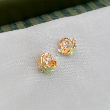 Spring Picnic Earrings - Hypoallergenic - Abbott Atelier